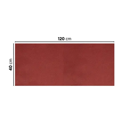 "TÊTE À TÊTE" PLIAGE 1/2 SPUNBOND  60 G/M2 40x120 CM BORDEAUX PP (400 UNITÉ)