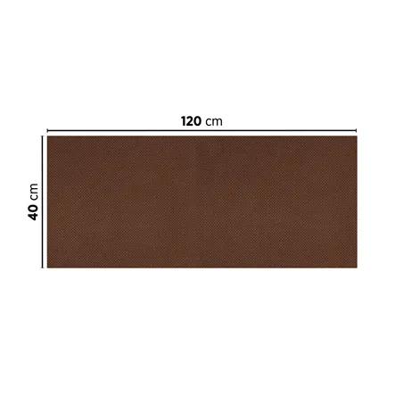 "TÊTE À TÊTE" PLIAGE 1/2 SPUNBOND  60 G/M2 40x120 CM CHOCOLAT PP (400 UNITÉ)