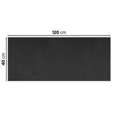 "TÊTE À TÊTE" PLIAGE 1/2 SPUNBOND  60 G/M2 40x120 CM NOIR PP (400 UNITÉ)