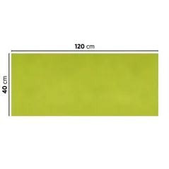 "TÊTE À TÊTE" PLIAGE 1/2 SPUNBOND  60 G/M2 40x120 CM LIME PP (400 UNITÉ)