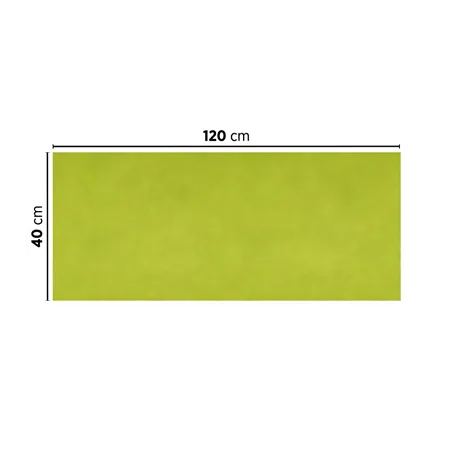 "TÊTE À TÊTE" PLIAGE 1/2 SPUNBOND  60 G/M2 40x120 CM LIME PP (400 UNITÉ)