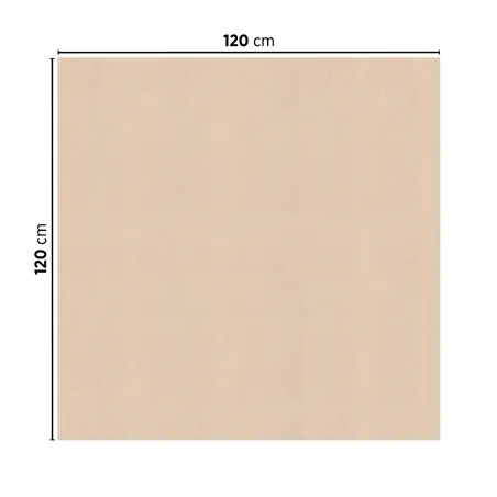 NAPPES PLIAGE M LIKE LINEN  70 G/M2 120x120 CM CREME SPUNLACE (200 UNITÉ)