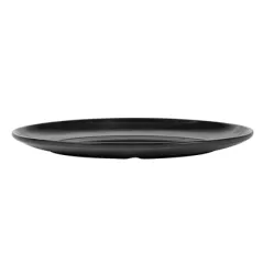 ASSIETTES OVALES ASAMI WARE 25,5x18 CM NOIR MÉLAMINE (15 UNITÉ)
