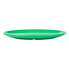 ASSIETTES OVALES 25,5x18 CM VERT MÉLAMINE (15 UNITÉ)