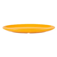 ASSIETTES OVALES 25,5x18 CM JAUNE MÉLAMINE (15 UNITÉ)
