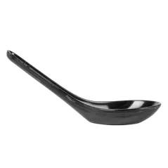 CUILLÈRES CHINOISES ASAMI WARE 14x4,2x4,5 CM NOIR MÉLAMINE (100 UNITÉ)