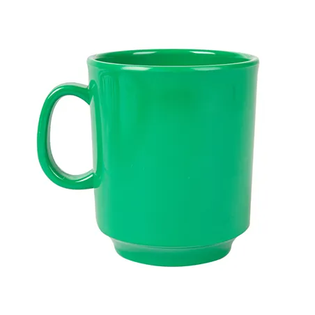 TASSES À CAFÉ  240 ML Ø 8x9 CM VERT MÉLAMINE (12 UNITÉ)