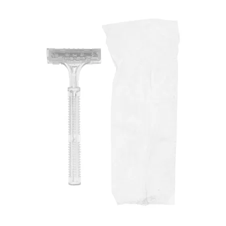 RASOIRS EN SACHET INDIVIDUEL   10 CM TRANSPARENT HDPE (100 UNITÉ)