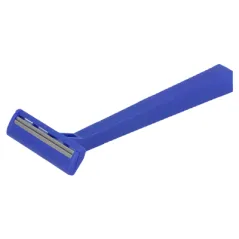 RASOIRS EN VRAC DOUBLE LAME   10 CM BLEU HDPE (100 UNITÉ)