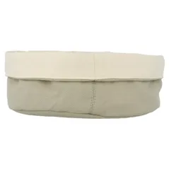 CORBEILLES PAIN CRÈME/GRIS   Ø24x17 CM COTON (12 UNITÉ)