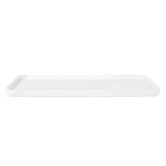 PLATEAUX PRODUITS D'ACCUEIL   23x11,5 CM BLANC PS (10 UNITÉ)