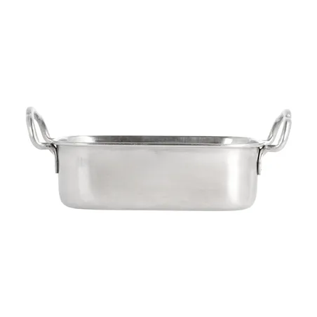 MINI BACS AVEC ANSES ARTINOX  14,5x9,5x4,5 CM ARGENTE INOX (6 UNITÉ)