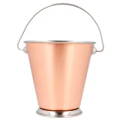 MINI SEAUX ARTINOX  Ø 12x12 CM CUIVRE INOX (12 UNITÉ)