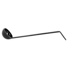 LOUCHE BUFFET   27 CM NOIR POLYCARBONATE (1 UNITÉ)