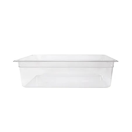 BAC GASTRONORM 1/1  19,1 L 53x32,5x15 CM TRANSPARENT POLYCARBONATE (1 UNITÉ)