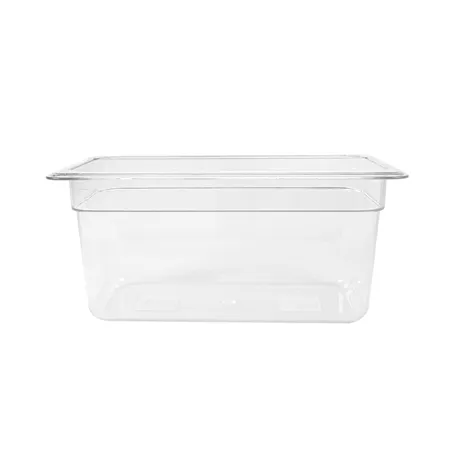 BAC GASTRONOME 1/3  4,9 L 32,5x17,6x15 CM TRANSPARENT POLYCARBONATE (1 UNITÉ)