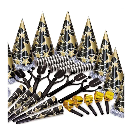 ASSORTIMENT COTILLON HOLOGRAFIQUE 10 PERSONNES