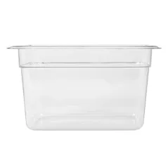BAC GASTRONORM 1/4  3,8 L 26,5x16,2x15 CM TRANSPARENT POLYCARBONATE (1 UNITÉ)