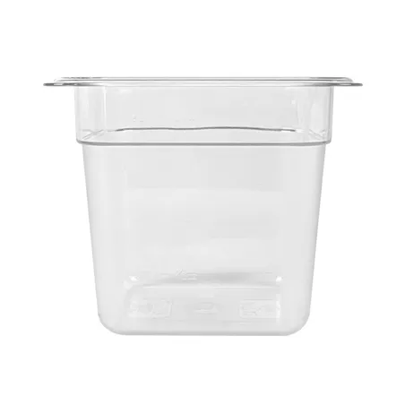 BAC GASTRONOME 1/6  1,9 L 17,6x16,2x15 CM TRANSPARENT POLYCARBONATE (1 UNITÉ)