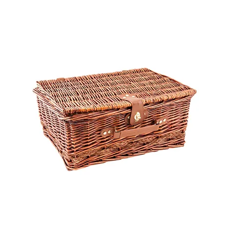 CORBEILLE POUR LOTS   32x44x19 CM MARRON OSIER (10 UNITÉ)