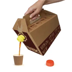 BAG IN BOX  3,1 L - 104,82 OZ  MARRON CARTON (25 UNITÉ)
