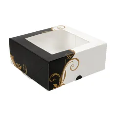 BOÎTES PATISSERIES AVEC FENÊTRE