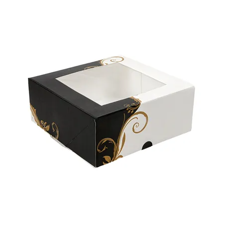 BOÎTES PATISSERIES AVEC FENÊTRE