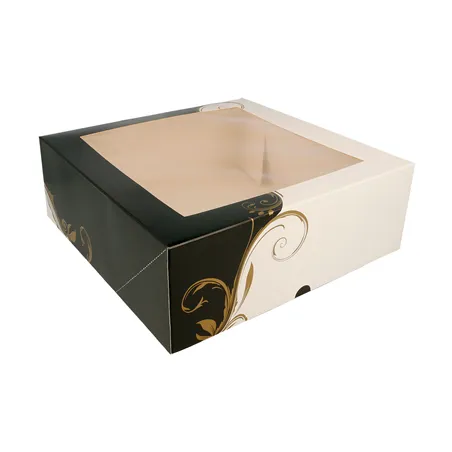 BOÎTES PÂTISSERIES AVEC FENÊTRE
