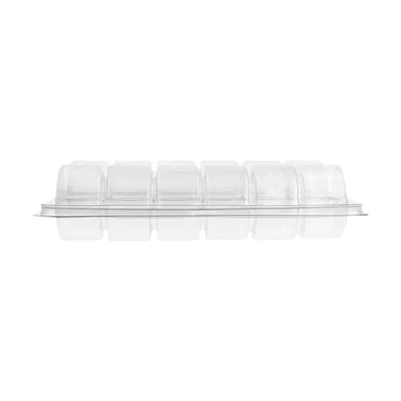 BLISTERS 12 MACARONS   13,3x22,5x5 CM TRANSPARENT PET (75 UNITÉ)