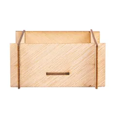 MINI RÉCIPIENTS POUR MISE EN BOUCHE BAMBOO 6,3x6,3x3 CM NATUREL BAMBOU (100 UNITÉ)