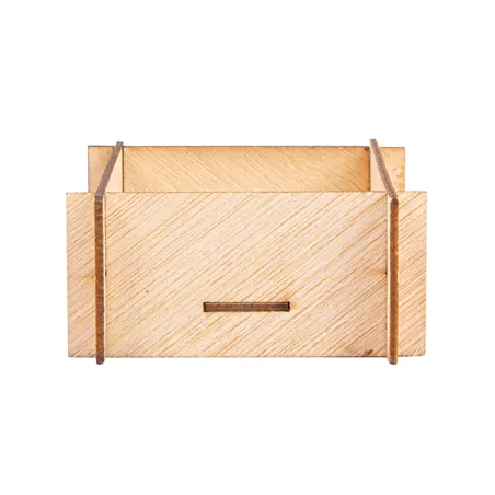 MINI RÉCIPIENTS POUR MISE EN BOUCHE BAMBOO  6,3x6,3x3 CM NATUREL BAMBOU (100 UNITÉ)