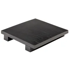 BASE SUSHI BAMBOO  15x15x2,5 CM NOIR BAMBOU (1 UNITÉ)