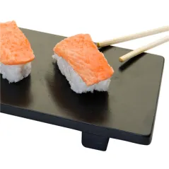 BASE SUSHI BAMBOO  50x23x2,5 CM NOIR BAMBOU (1 UNITÉ)