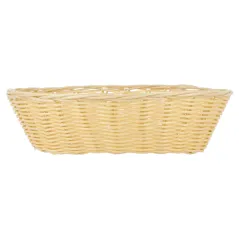 CORBEILLES SIMILAIRE OSIER OVALES   25x16,6x7,5 CM NATUREL PP (12 UNITÉ)