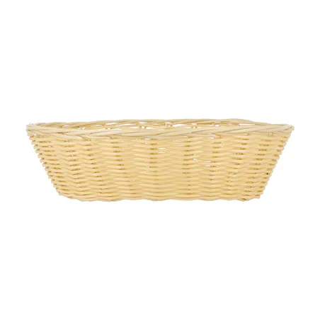 CORBEILLES SIMILAIRE OSIER OVALES   25x16,6x7,5 CM NATUREL PP (12 UNITÉ)