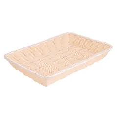 CORBEILLES SIMIL OSIER RECTANGULAIRES