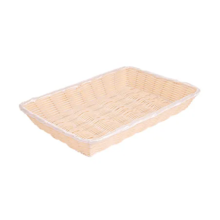 CORBEILLES SIMIL OSIER RECTANGULAIRES