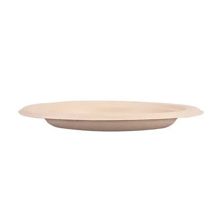 ASSIETTES BIONIC  Ø 15,5x1,4 CM NATUREL BAGASSE (1000 UNITÉ)
