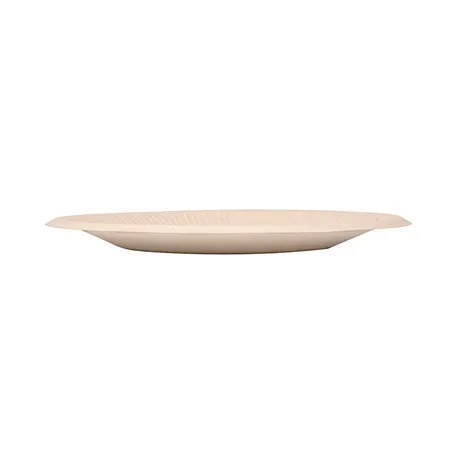 ASSIETTES BIONIC  Ø 21x1,8 CM NATUREL BAGASSE (1000 UNITÉ)
