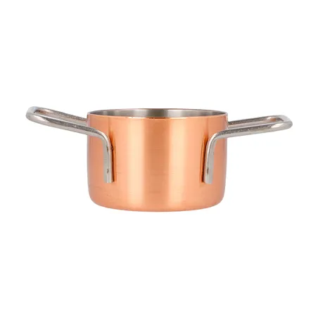 MINI SAUTOIRS ARTINOX  Ø 7x4,5 CM CUIVRE INOX (6 UNITÉ)