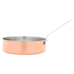 MINI POÊLE ARTINOX  Ø 12x3,5 CM CUIVRE INOX (6 UNITÉ)