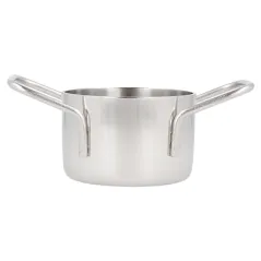 MINI SAUTOIRS ARTINOX  Ø 8x4,5 CM ARGENTE INOX (6 UNITÉ)