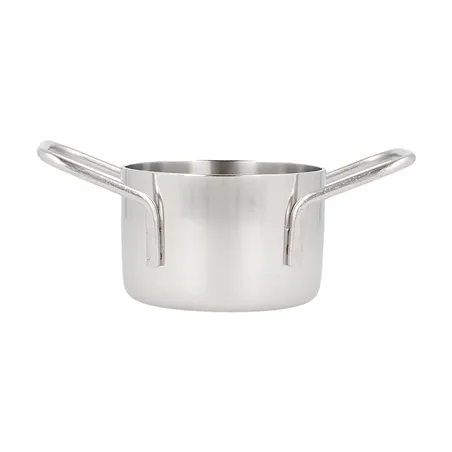 MINI SAUTOIRS ARTINOX  Ø 8x4,5 CM ARGENTE INOX (6 UNITÉ)