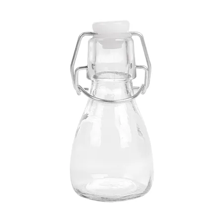 BOUTEILLE + FERMETURE CLIP WAKI GLASS 60 ML Ø4,5x10 CM TRANSPARENT VERRE (96 UNITÉ)