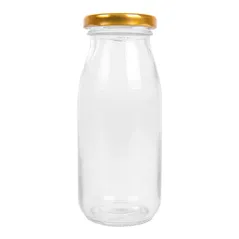 FLACON AVEC COUVERCLE WAKI GLASS 265 ML Ø 6x13,5 CM TRANSPARENT VERRE (48 UNITÉ)
