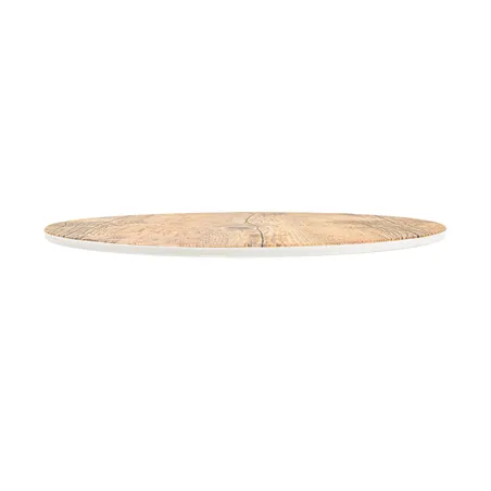 PLATEAUX RONDS ASAMI WARE  Ø 33 x 0,4 CM COMPARAISON BOIS MÉLAMINE (3 UNITÉ)