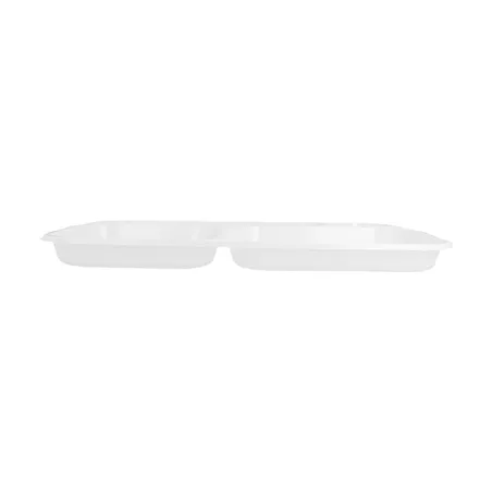 PLATEAUX À EMPORTER - 4 COMP.   36x24 CM BLANC PS (300 UNITÉ)