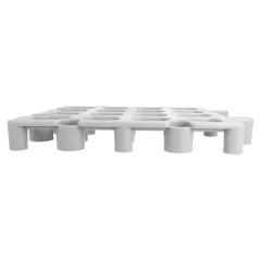 PLATEFORME PROTECTION MARCHANDISES   33x33x4 CM GRIS PP (1 UNITÉ)