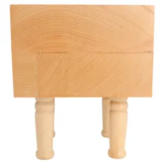 ÉLÉVATEUR   15,25x15,25x17,5 CM NATUREL BOIS (1 UNITÉ)