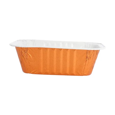 RÉCIPIENTS LAQUÉS  490 ML 15x12,5x4,4 CM CUIVRE ALUMINIUM (100 UNITÉ)